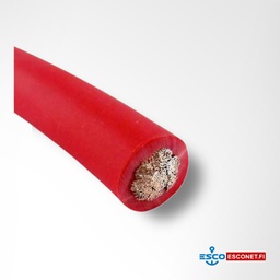 [KAB02120350/35K] Akkukaapeli monisäikeinen HI-FLEX 35mm2 punainen