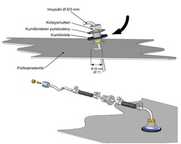 [WA30011] Tankkiotin Wallas, diesellämmittimille, 5mm lähtö, HST