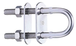 [9511027011] Wichard Trailerikoukku 8×100 mm, AISI316L ruostumaton teräs