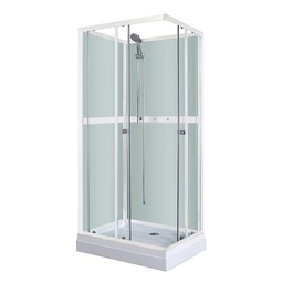 [671620] Suihkukaappi Jasmine - 90 x 70 x 195 cm R