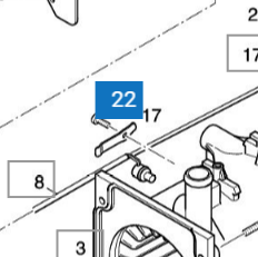 [EBE252281010009] Eberspächer Jousilevy tunnistimen pidike Hydronic M II
